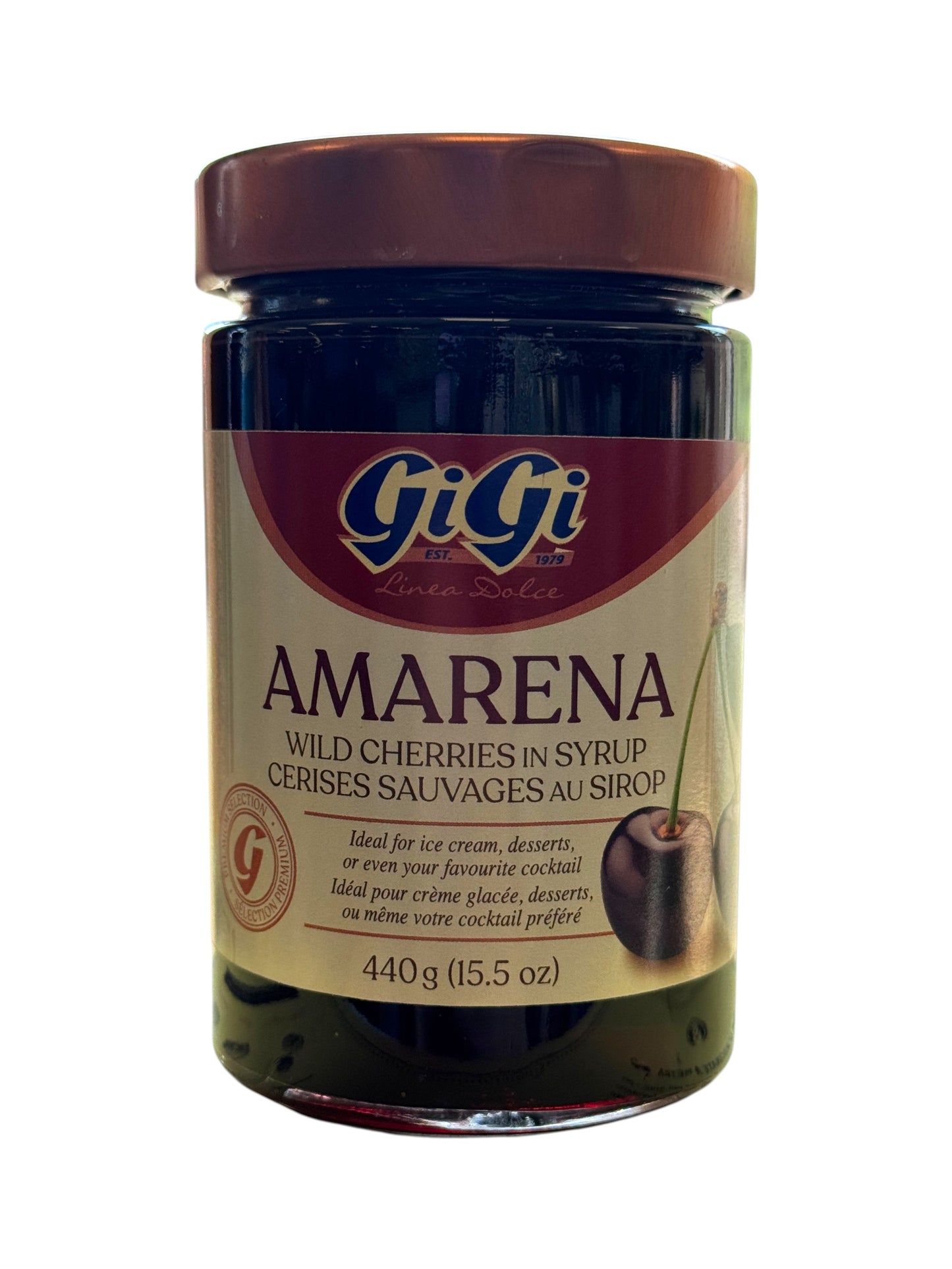 GIGI AMARENA WILD CHERRIES 440G