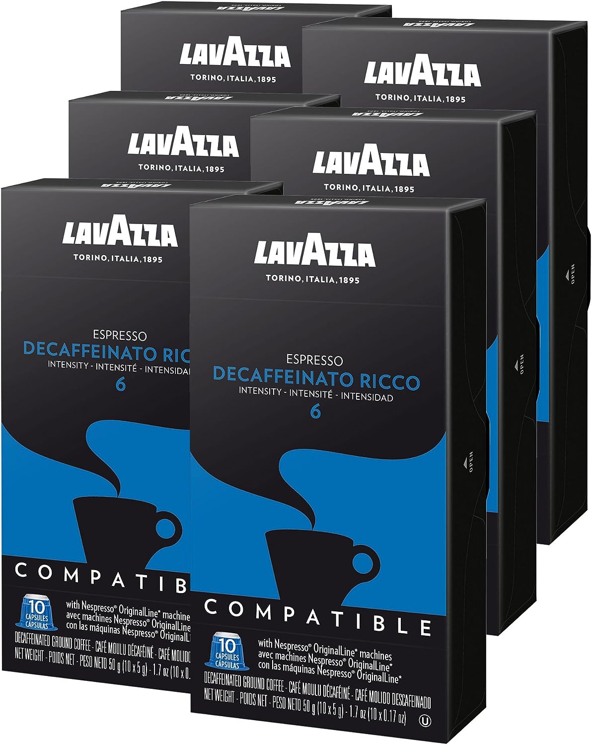 Lavazza Decaffeinato Ricco Nespresso 10-pack