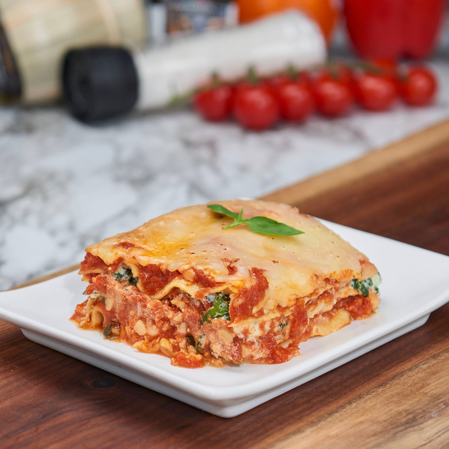 Five Layer Cheese Lasagna