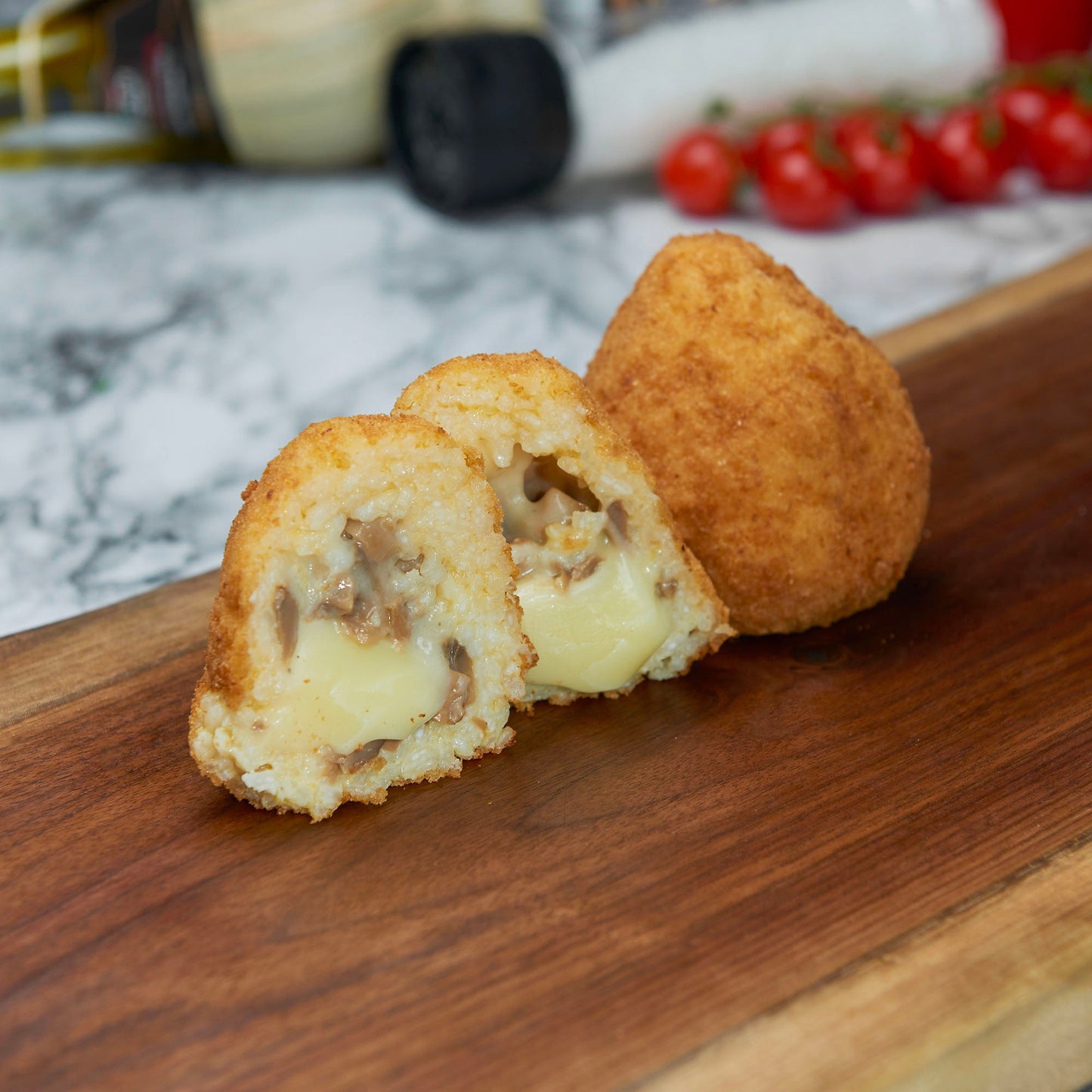 Mushroom and Cheese Arancini