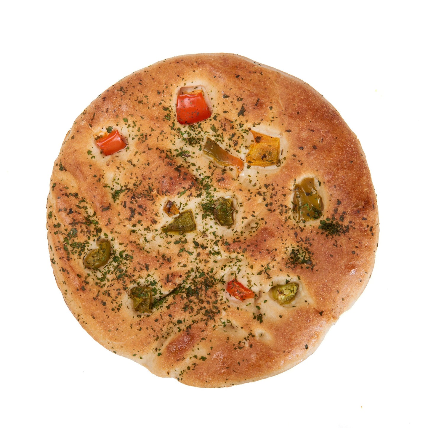Focaccia Roasted Peppers
