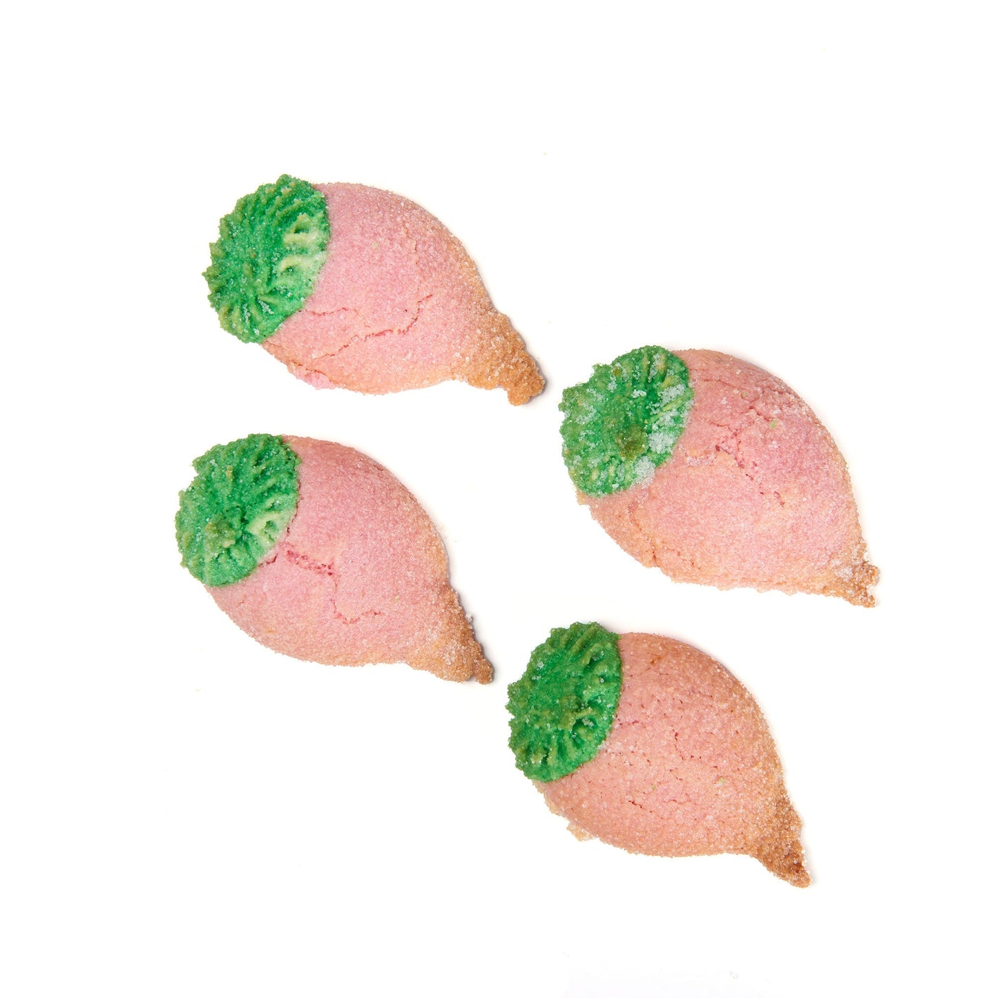Pink Almond Paste Cookies