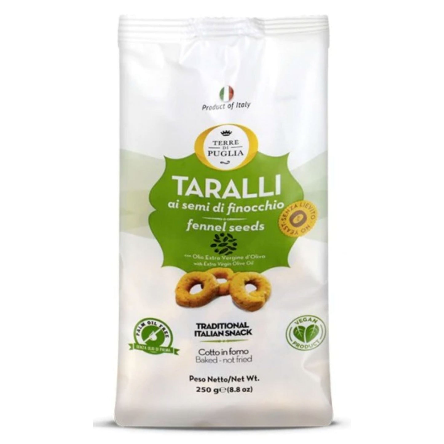 Puglia Taralli Fennel 250G