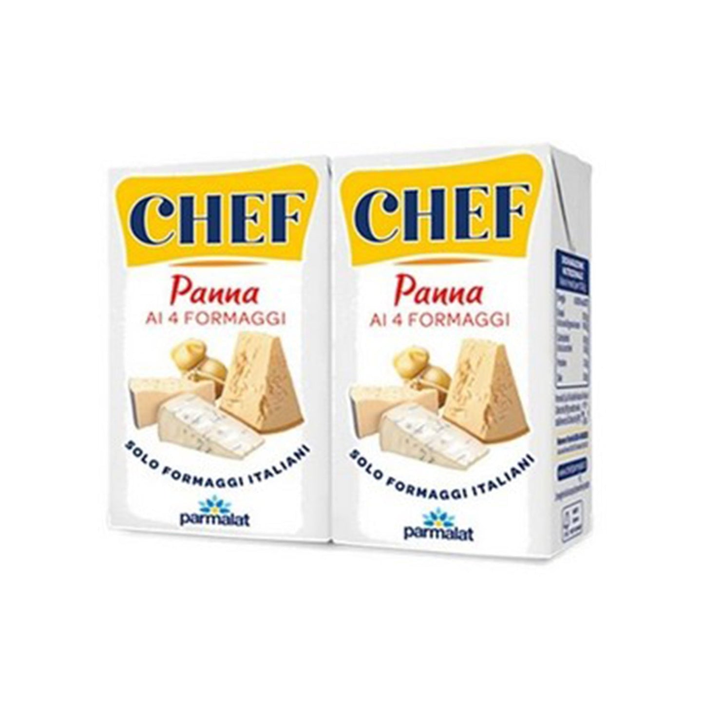 Chef Panna 4 Cheese 2X125 Ml.