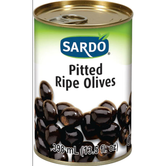 Sardo Olives Blk Pitted 398Ml