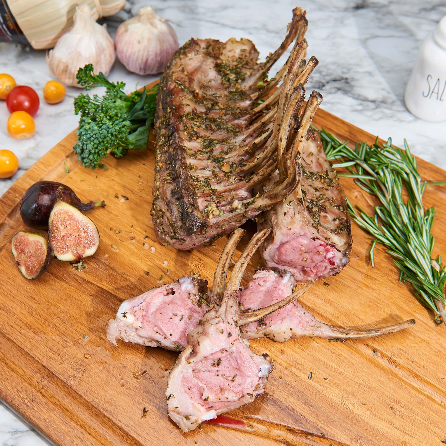 Herb Roasted Ontario Lamb Rack
