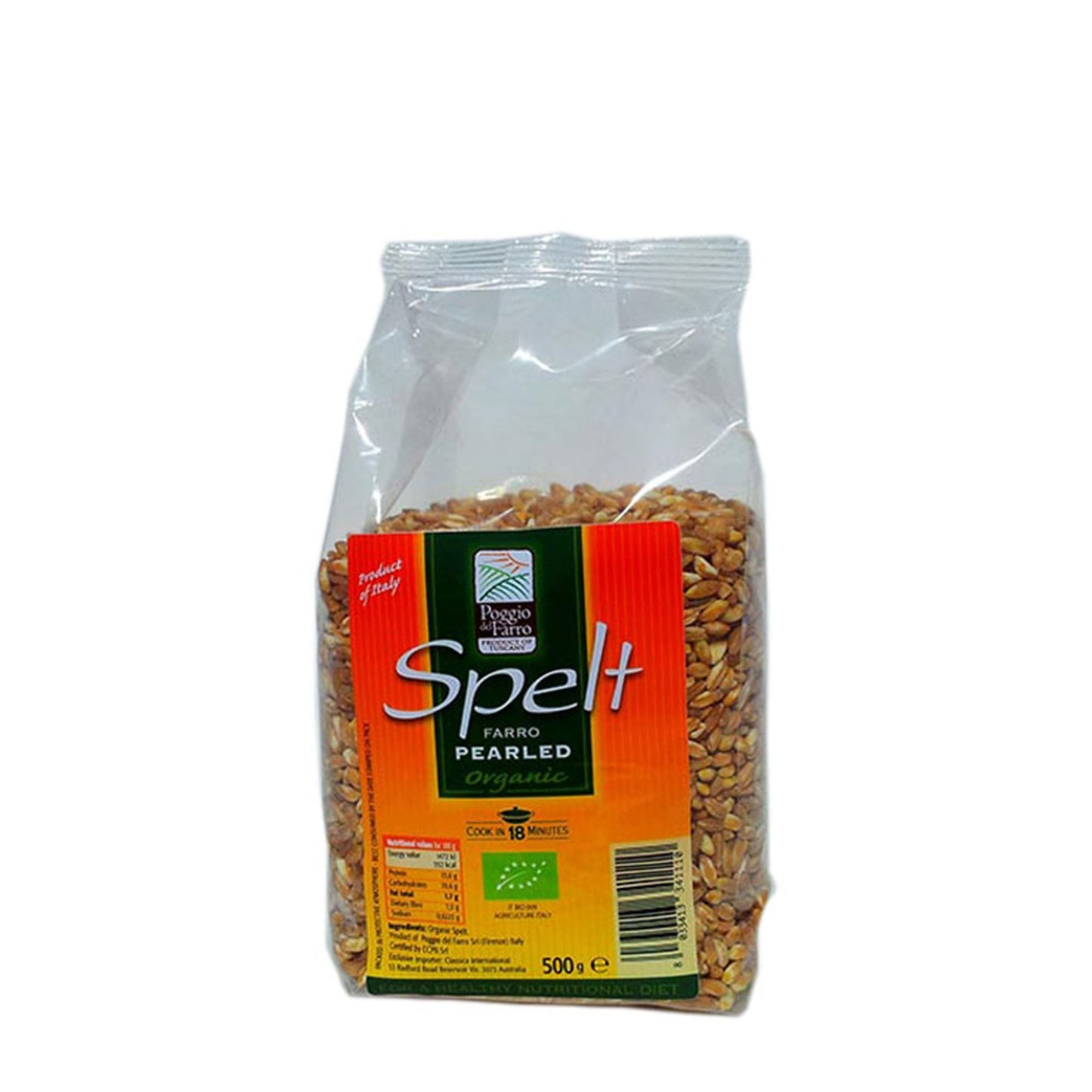 Poggio Grains Spelt 500G