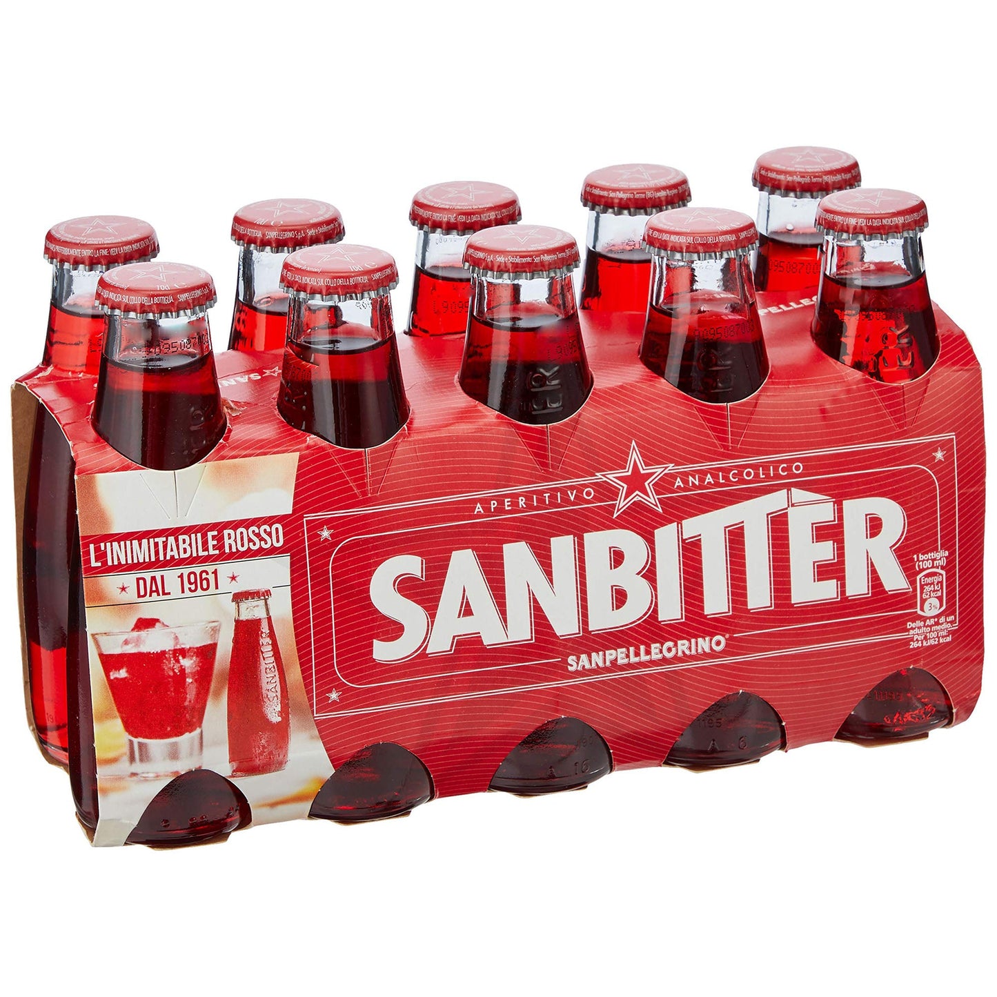 San Bitter Rosso 10 X100 Ml