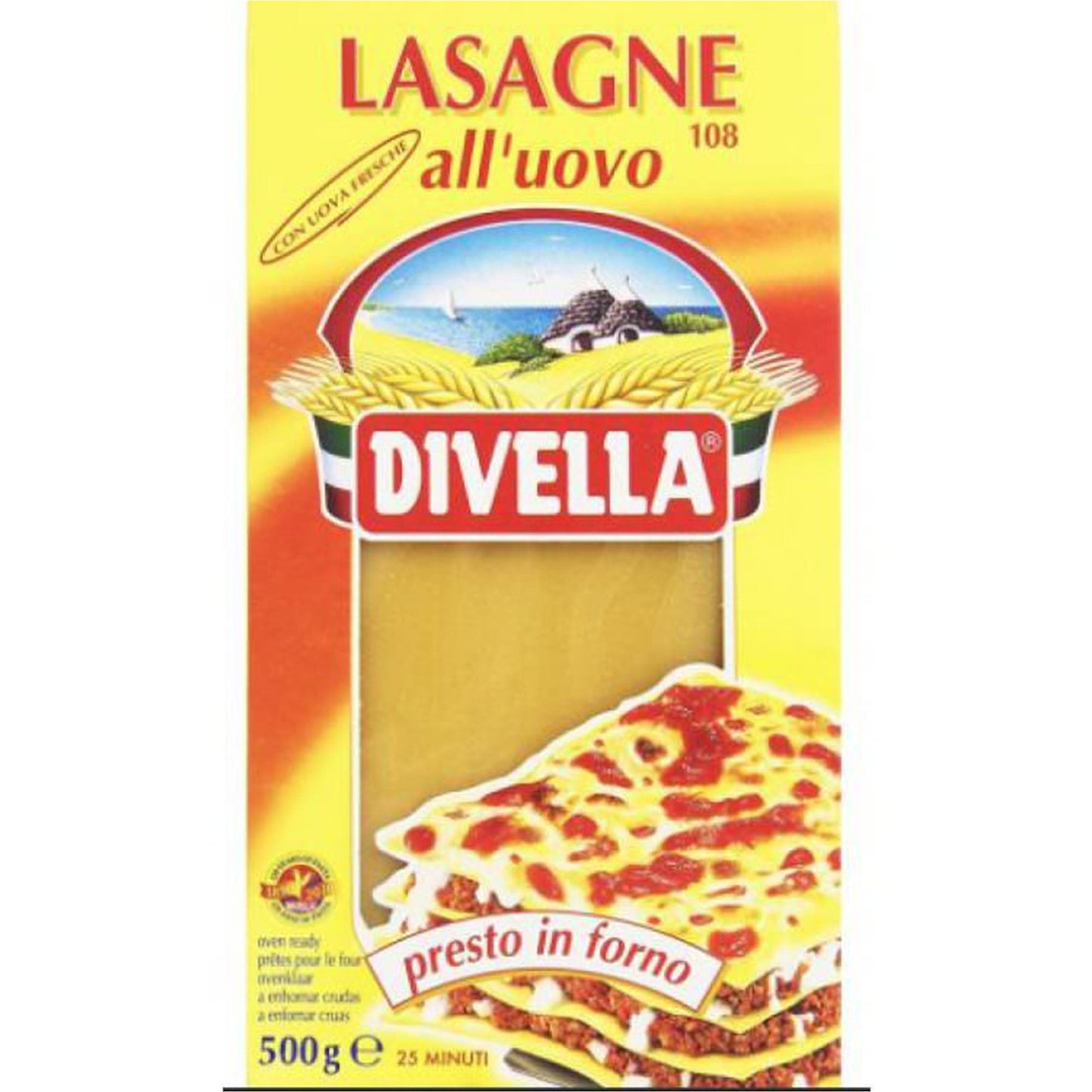 Divella #108 Lasagna Uovo