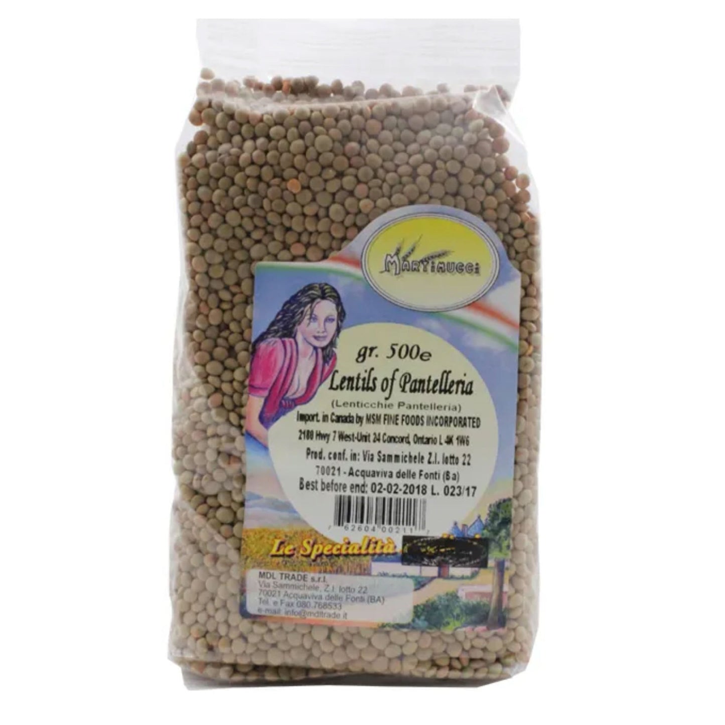 Martimucci Lentils 500G