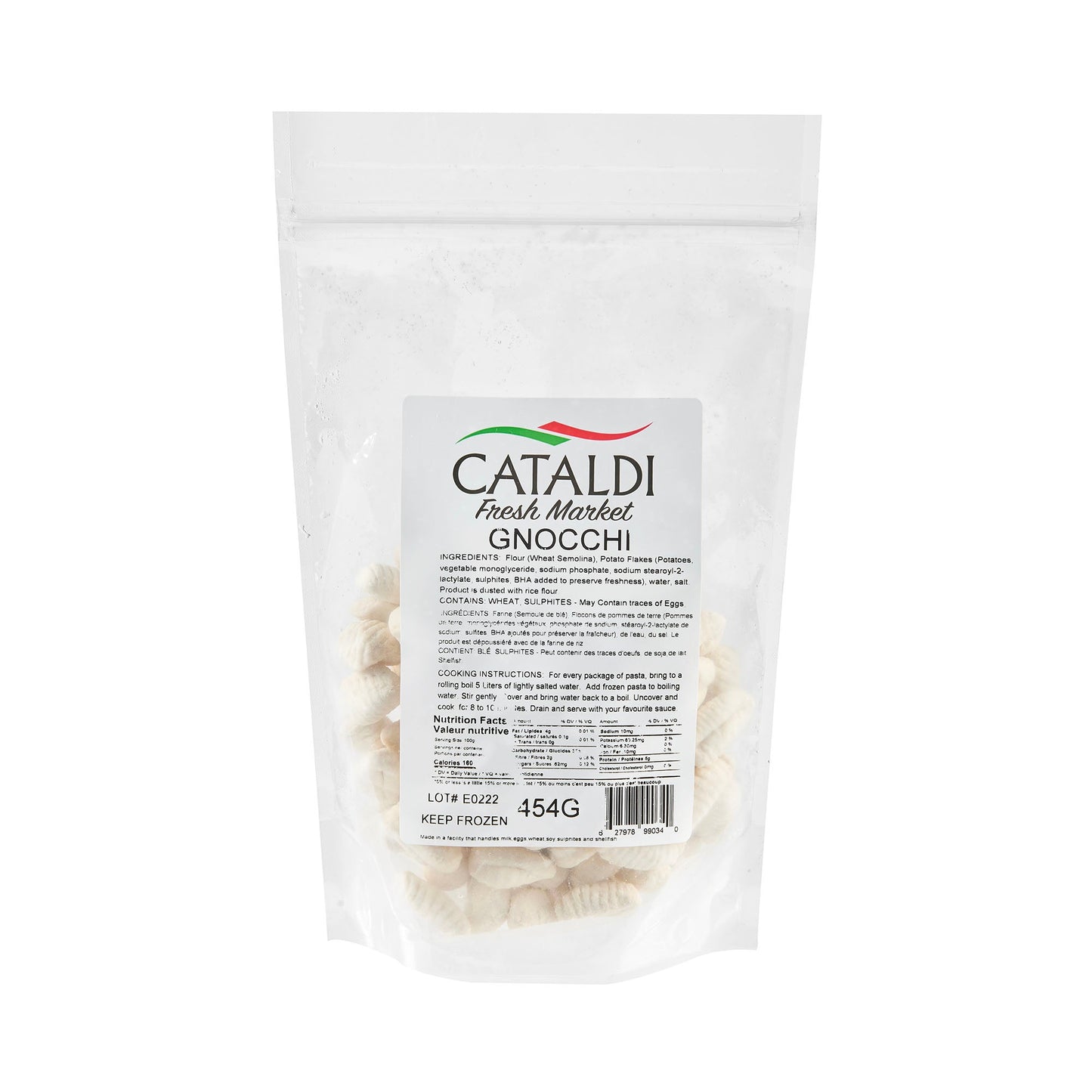Cataldi Frozen Gnocchi 454g