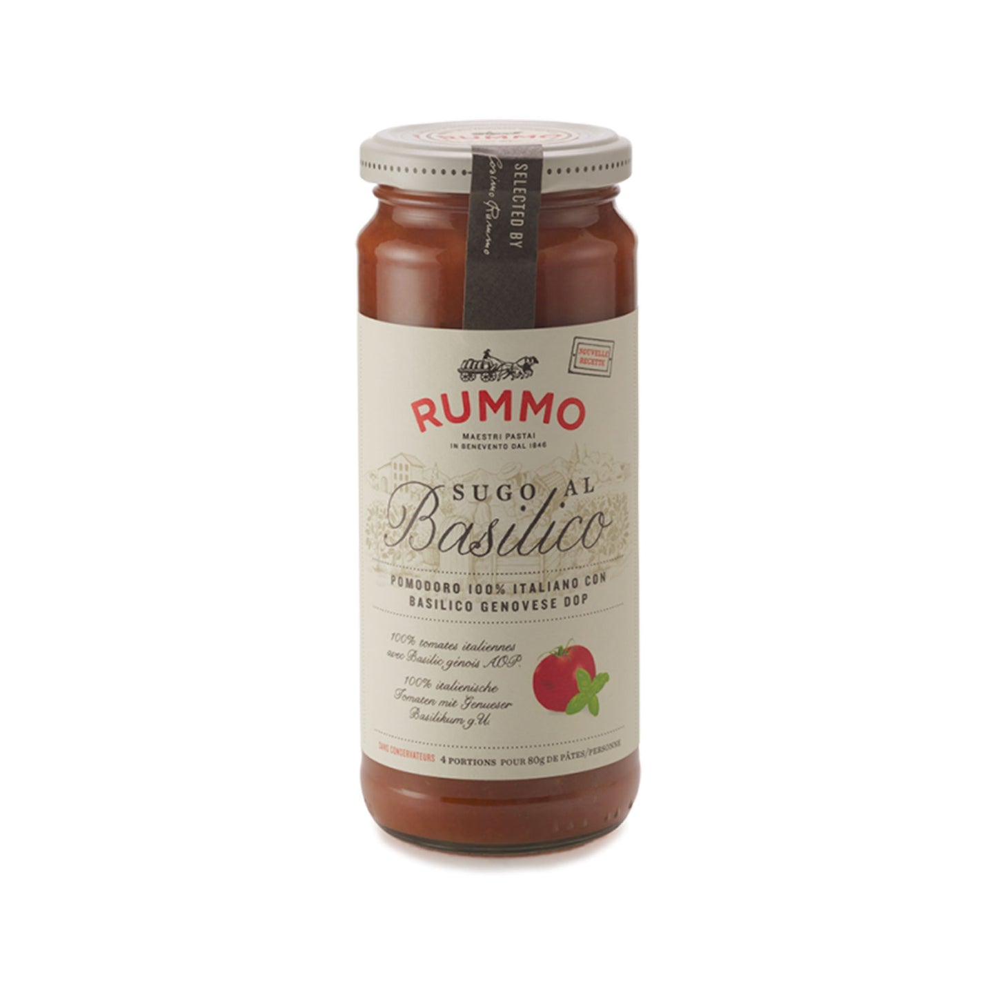 Rummo Sugo Al Basilico 340G