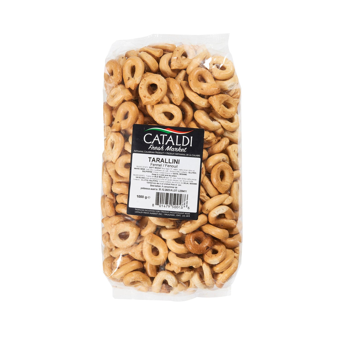 Cataldi Tarallini Fennel 1Kg
