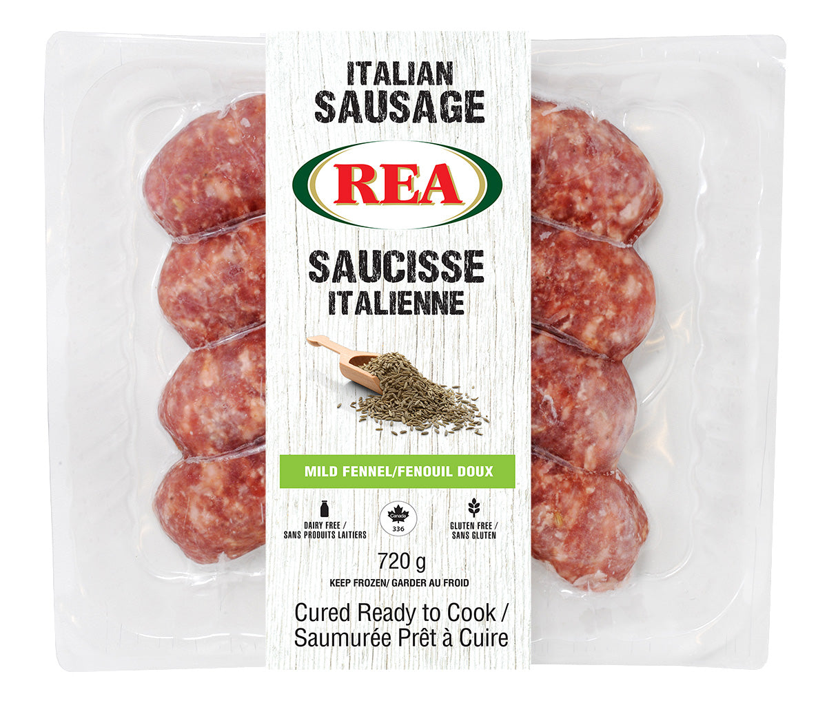 Rea Frozen Sausages Fennel Mild