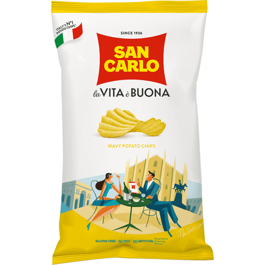 San Carlo Wavy Chips 180G