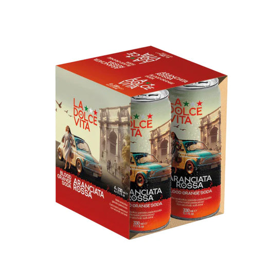 LA DOLCE VITA ARANCIATA ROSSA 4X330ML