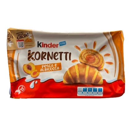 KINDER CORNETTI ALBICOCCA 252G