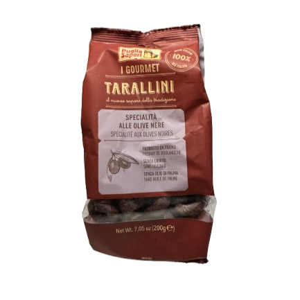 I GOURMET TARALLINI OLIVE NERE
