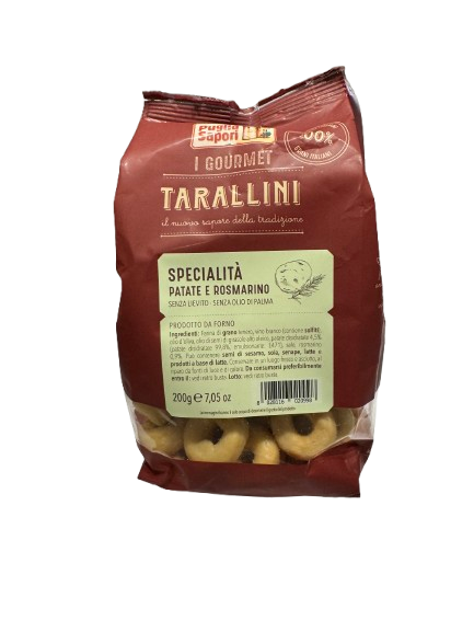 I GOURMET TARALLINI PATATE E