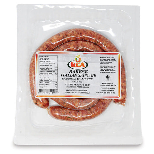 Rea Frozen Sausages Barese