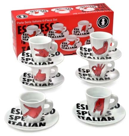 Sara Speak Espresso Cups 6 Set