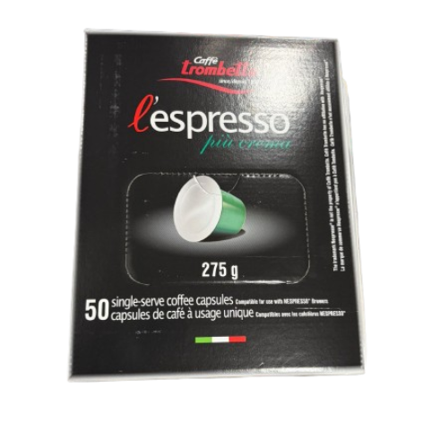 Trombetta Nespresso 50Pk Blk