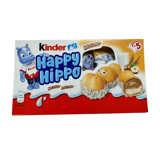 KINDER HAPPY HIPPO HAZELNUT 5PK