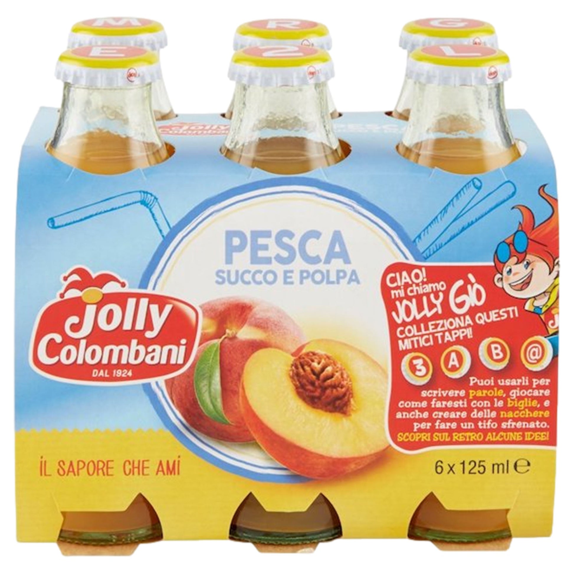 Jolly Colombani Pesca 6X125Ml