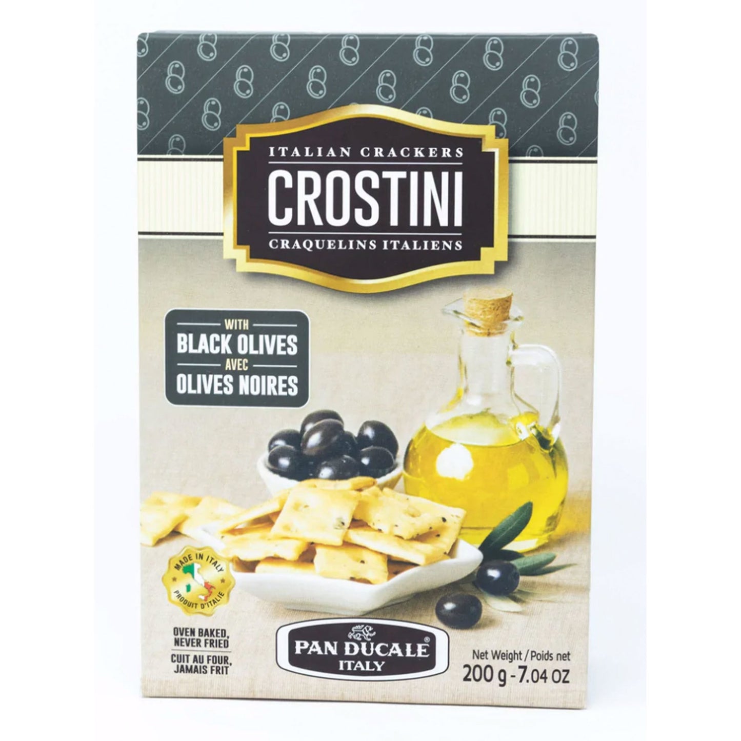 Pd Crostini Black Olive 200G