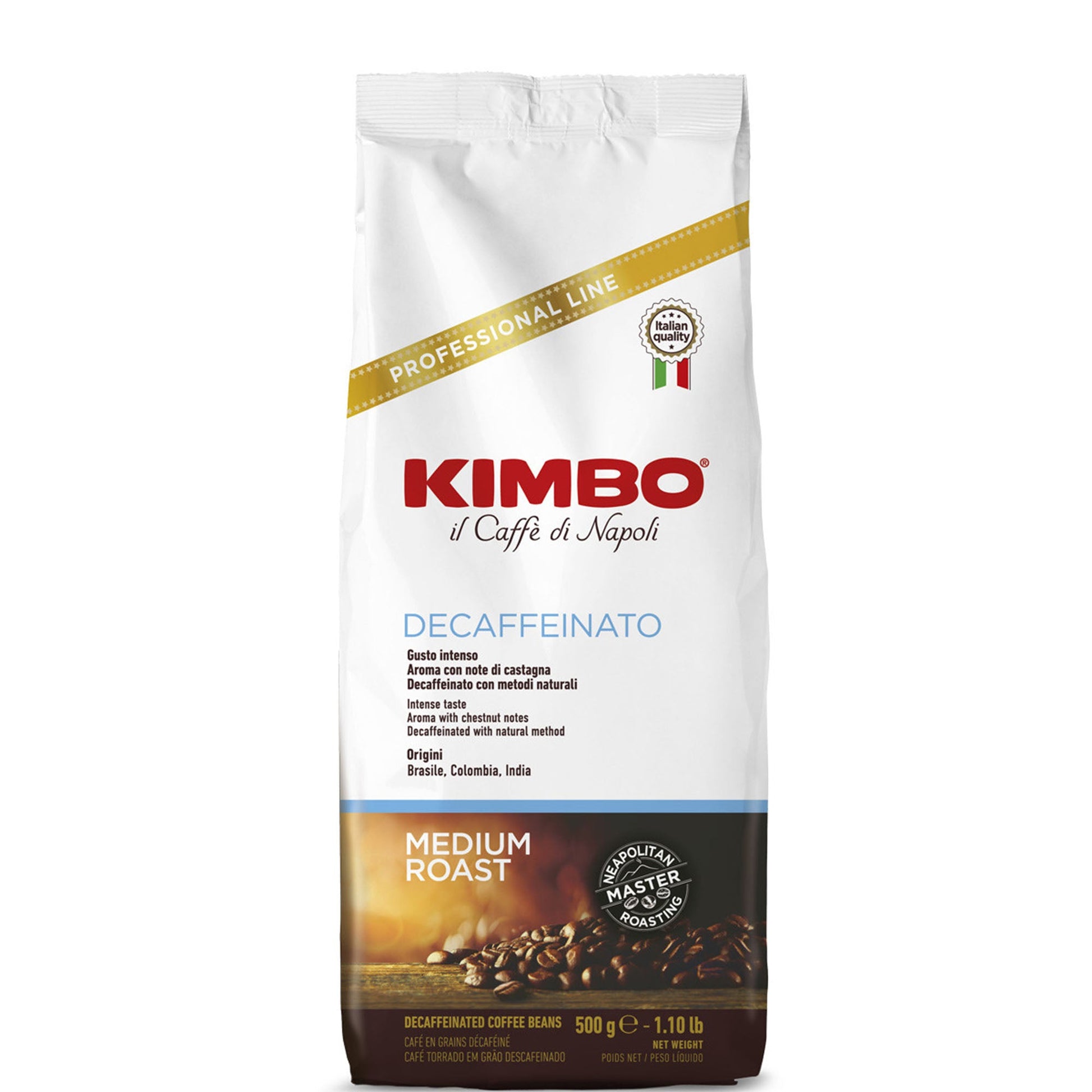 Kimbo Espresso Bean Decaf 500G