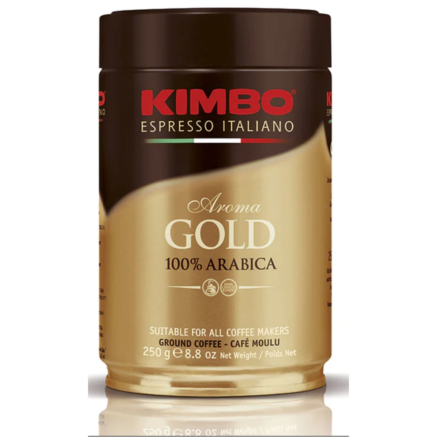 Kimbo Gold Arabica Tin 250G