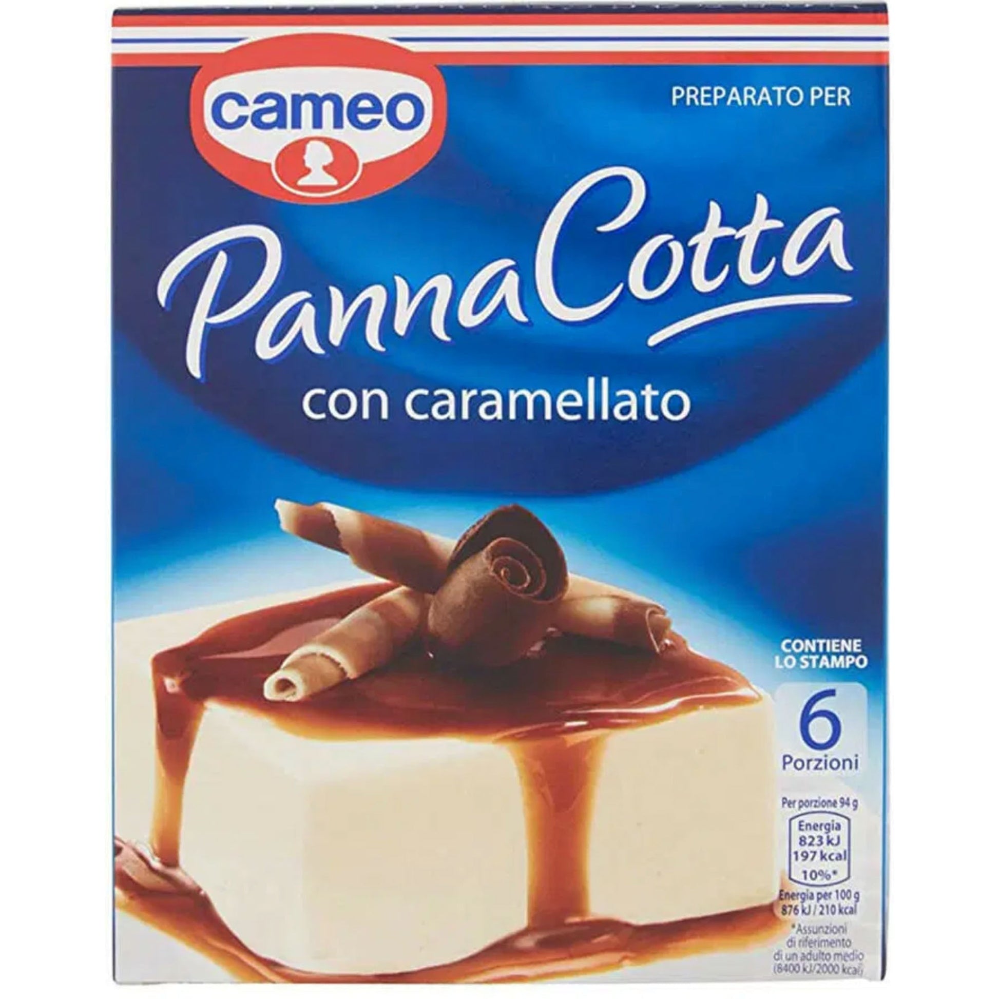 Cameo Panna Cotta Con Caramel