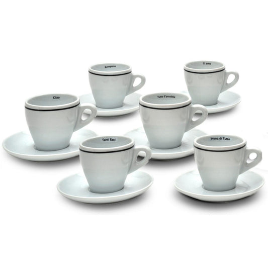 Sara Speak Espresso Cups 6 Set