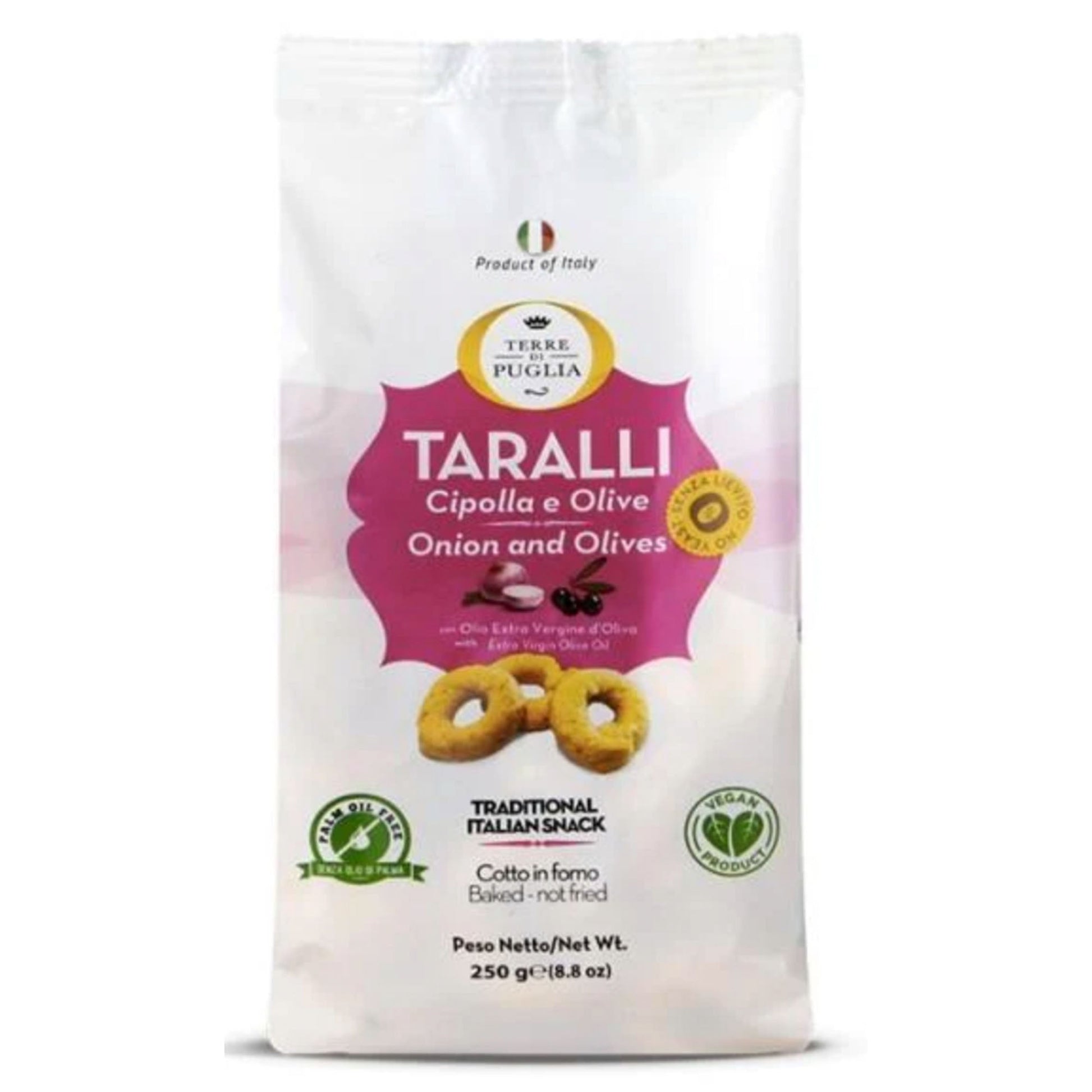 Puglia Taralli Onio/Oli 250G