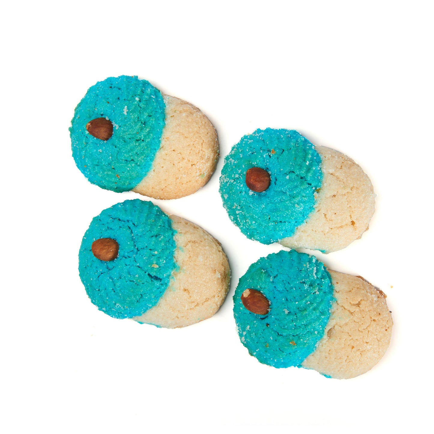 Blue Almond Cookies