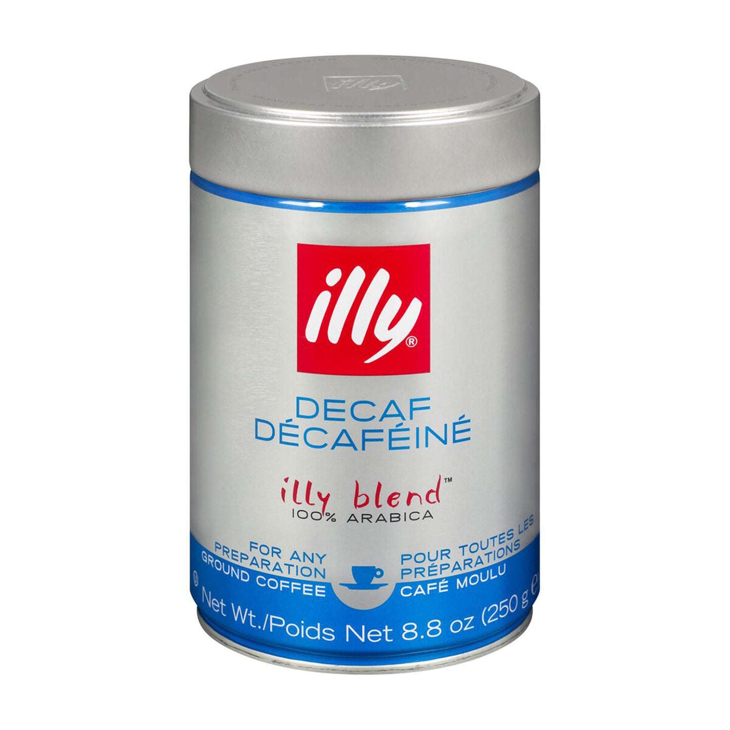 Illy Decaf Grounds 250G
