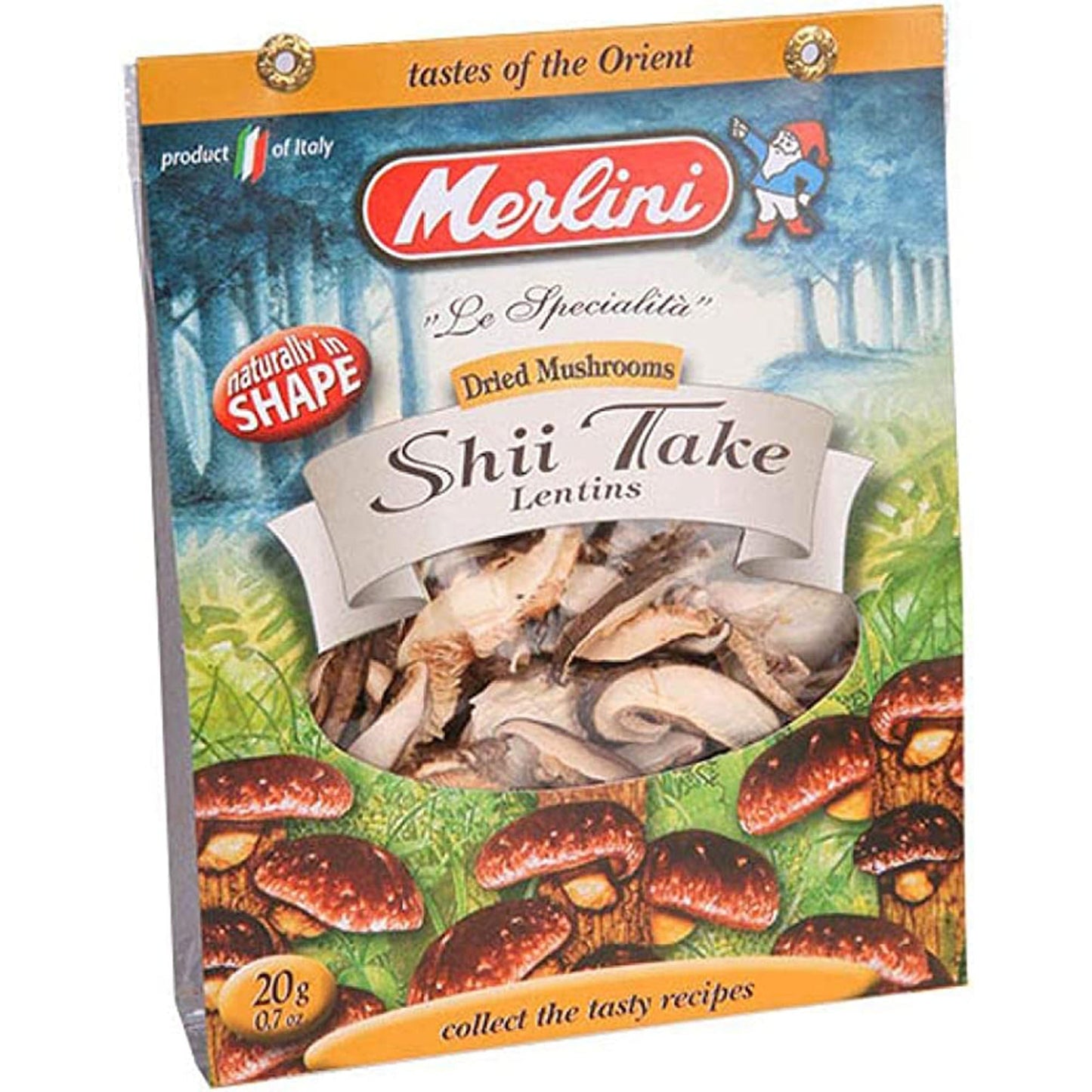 Merlini Shitake Mushrooms 20G