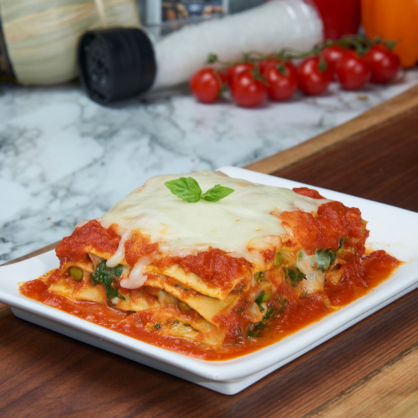 Five Layer Vegetable Lasagna