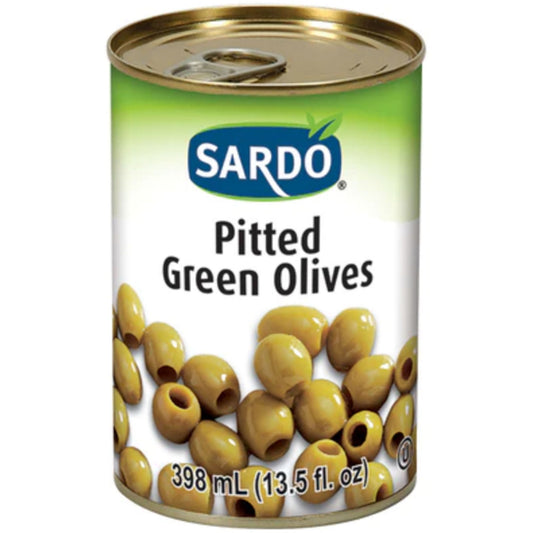 Sardo Olives Grn Pitted 398Ml