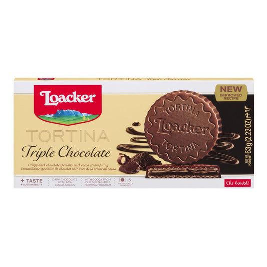 Loacker Tortina Triple Dark