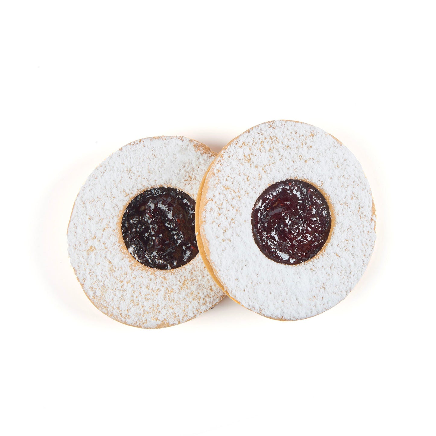 Cherry Occhi Di Bue Shortbread Cookies