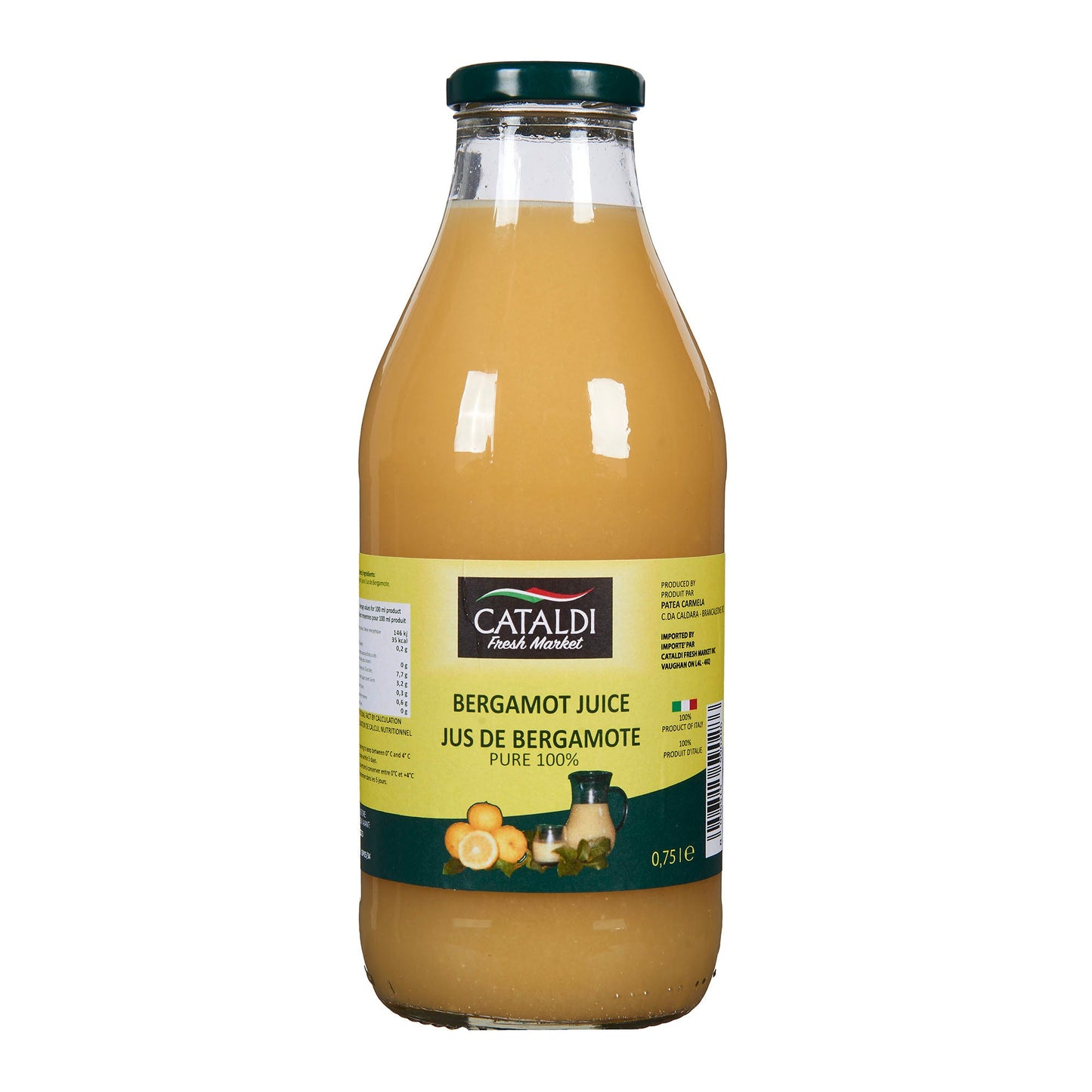 Cataldi Bergamot Juice 750 mL