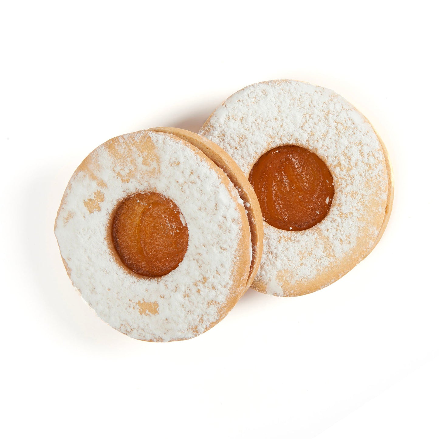 Apricot Occhi Di Bue Shortbread Cookies