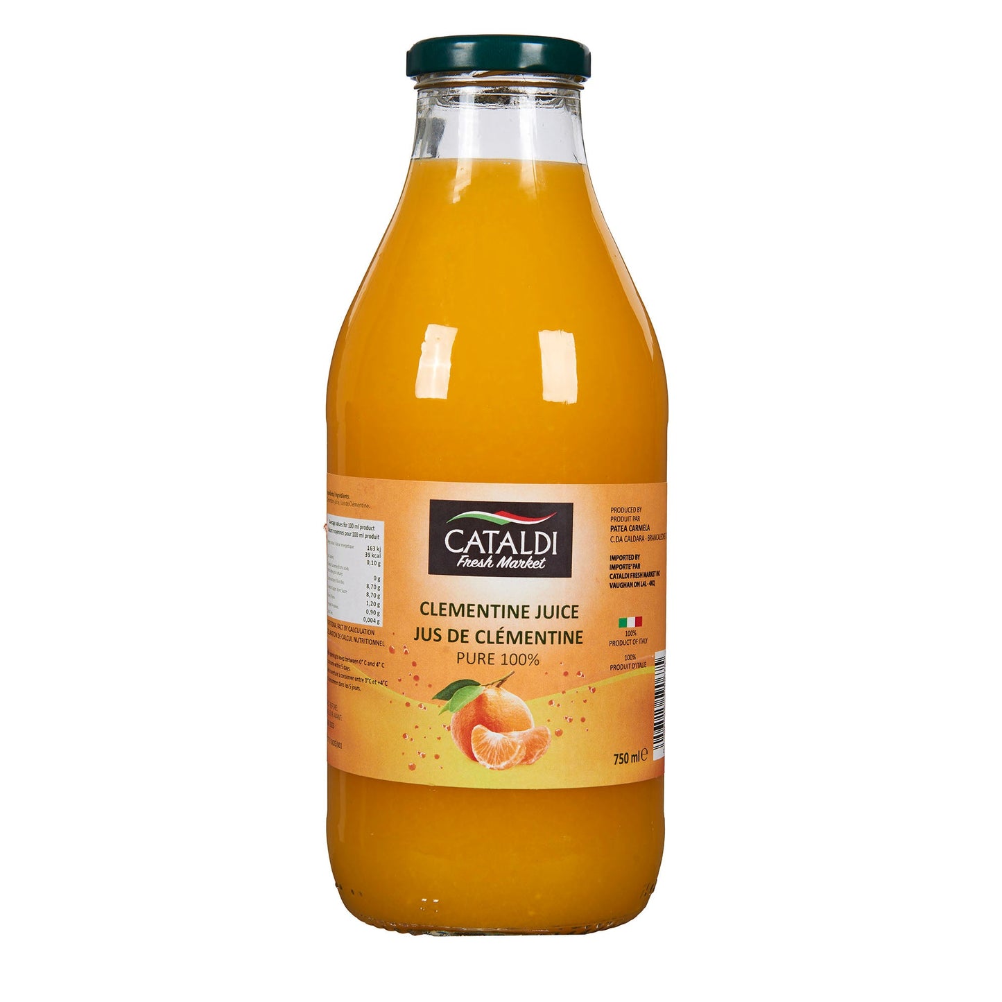 Cataldi Clementine Juice 750 mL