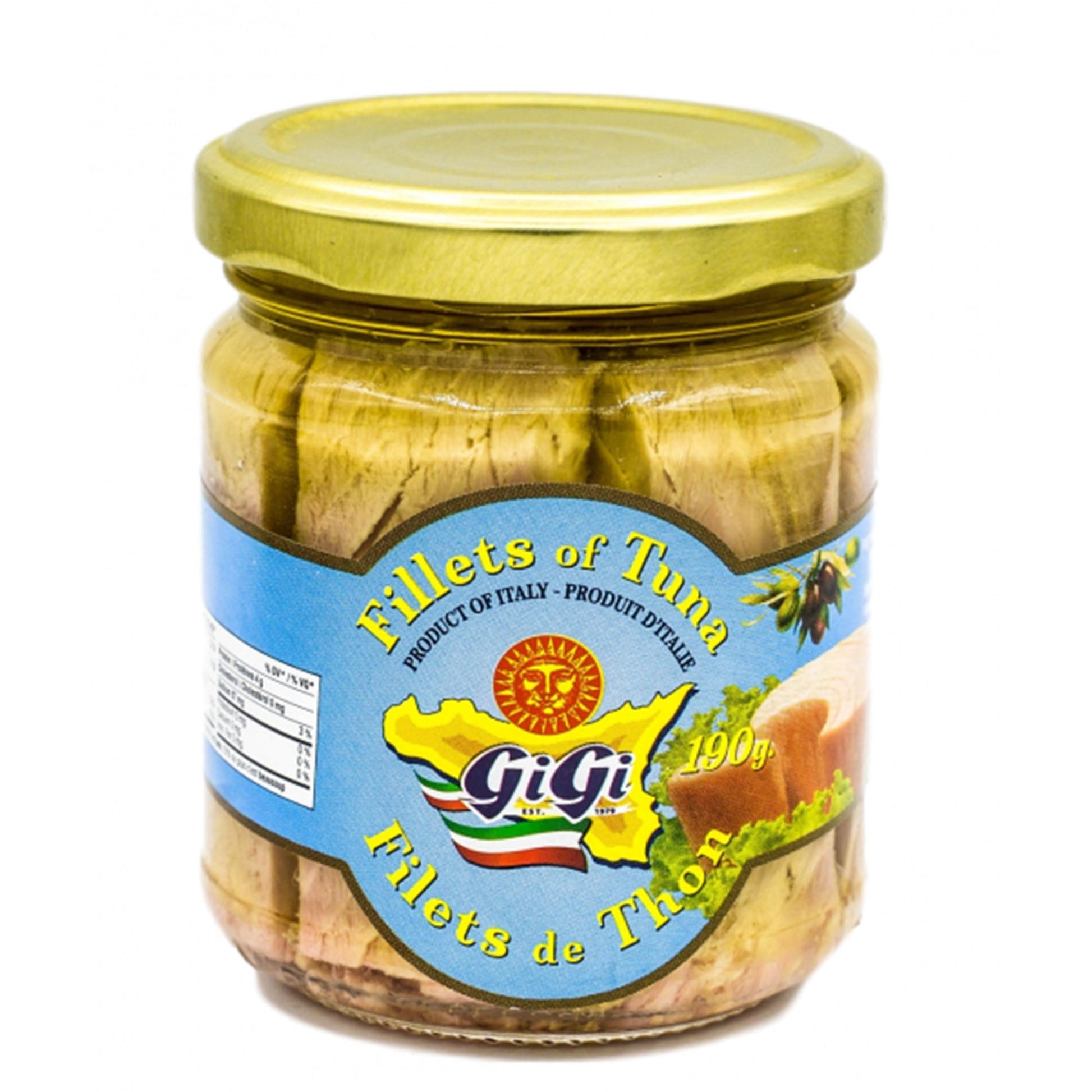 Gigi Tuna Fillets 190G