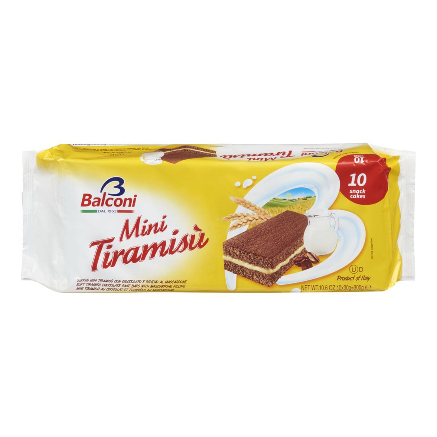 Balconi Tiramisu Snacks 10Pk