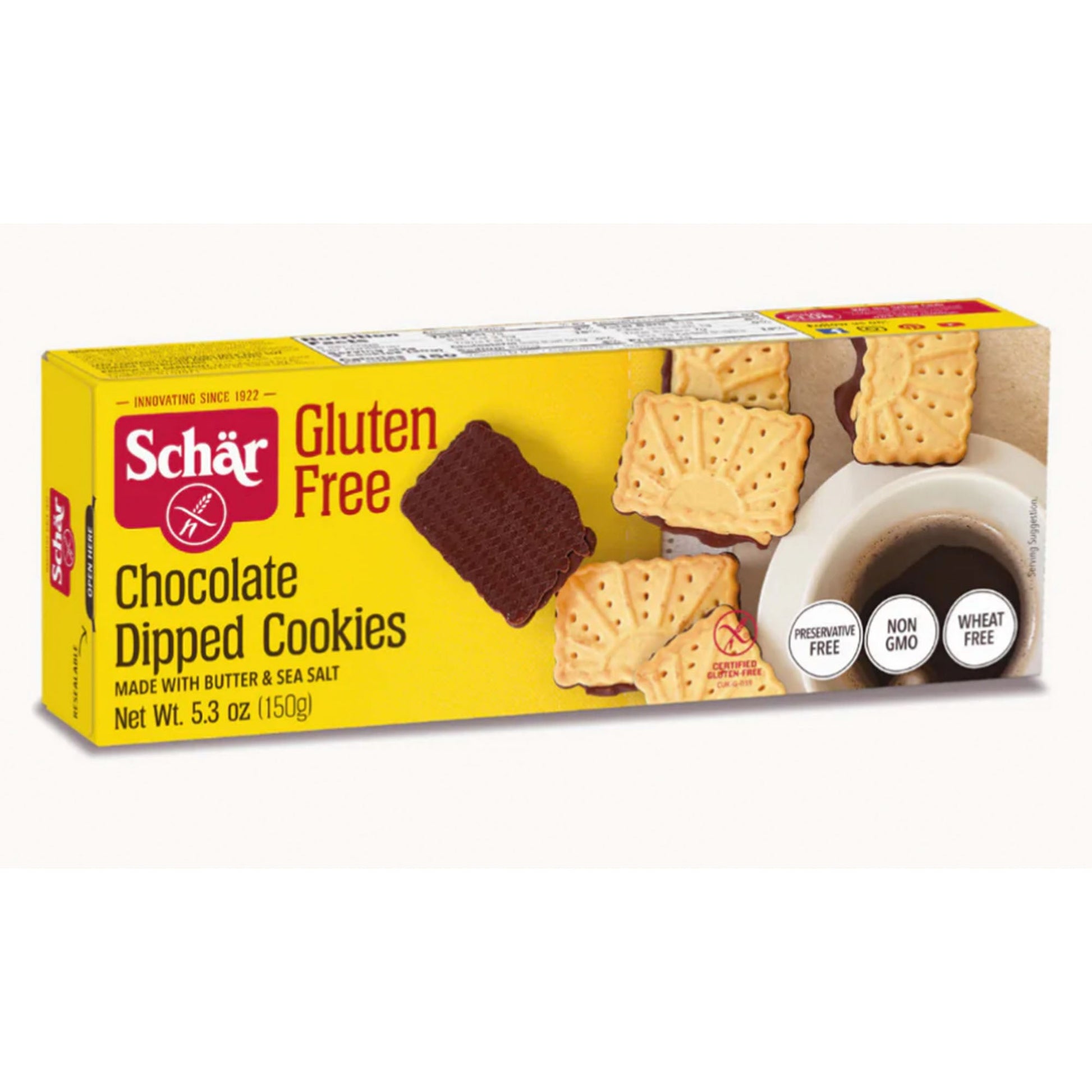 Schar Gf Choc Dip Cookies