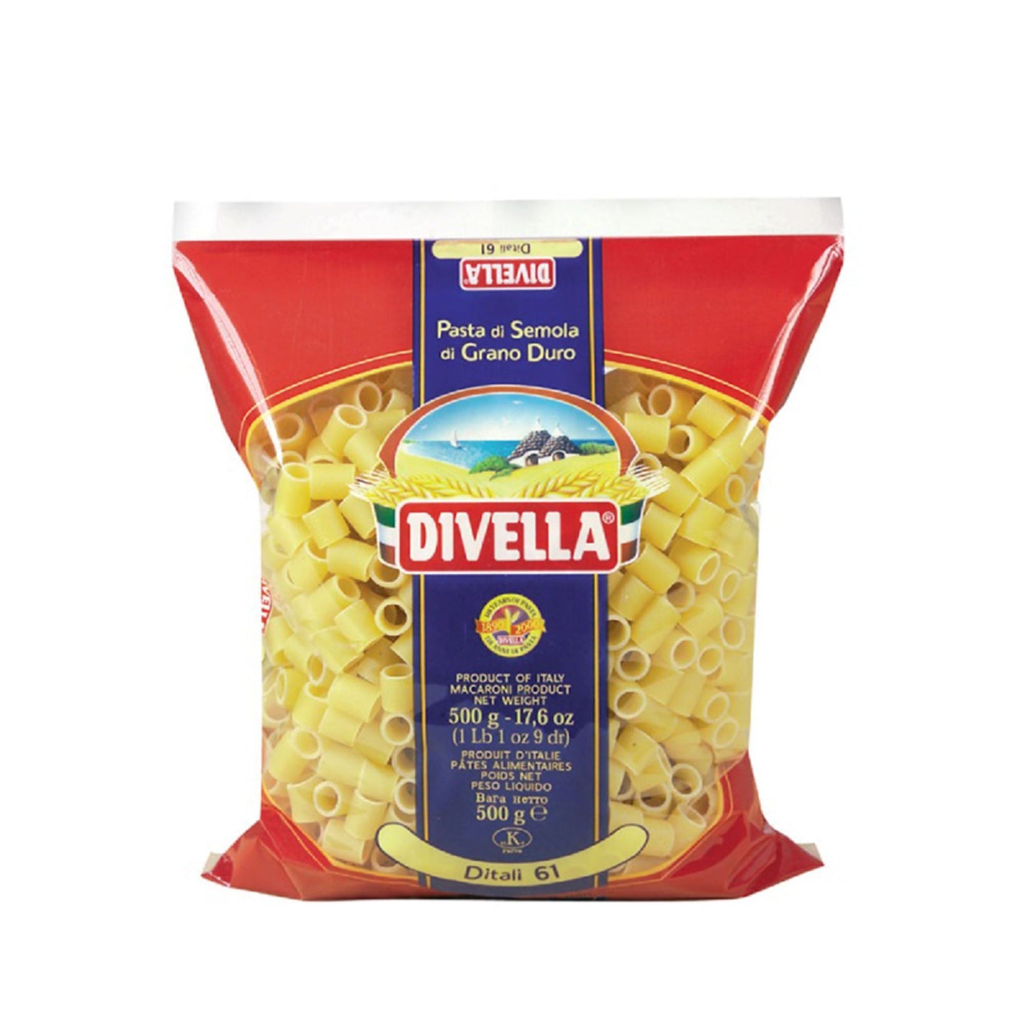 Divella #61 Ditali Pasta