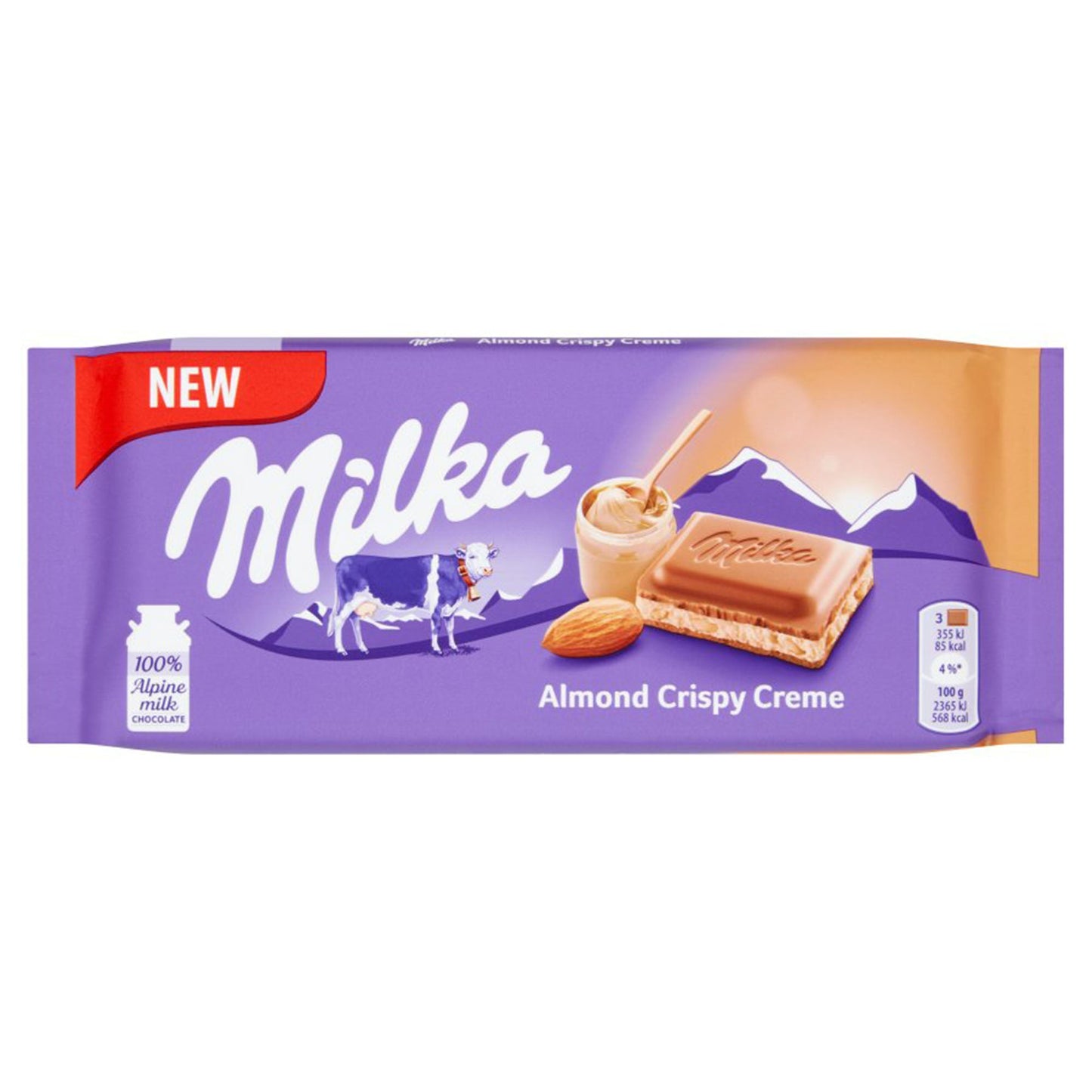Milka Choco Almond Crisp 90G
