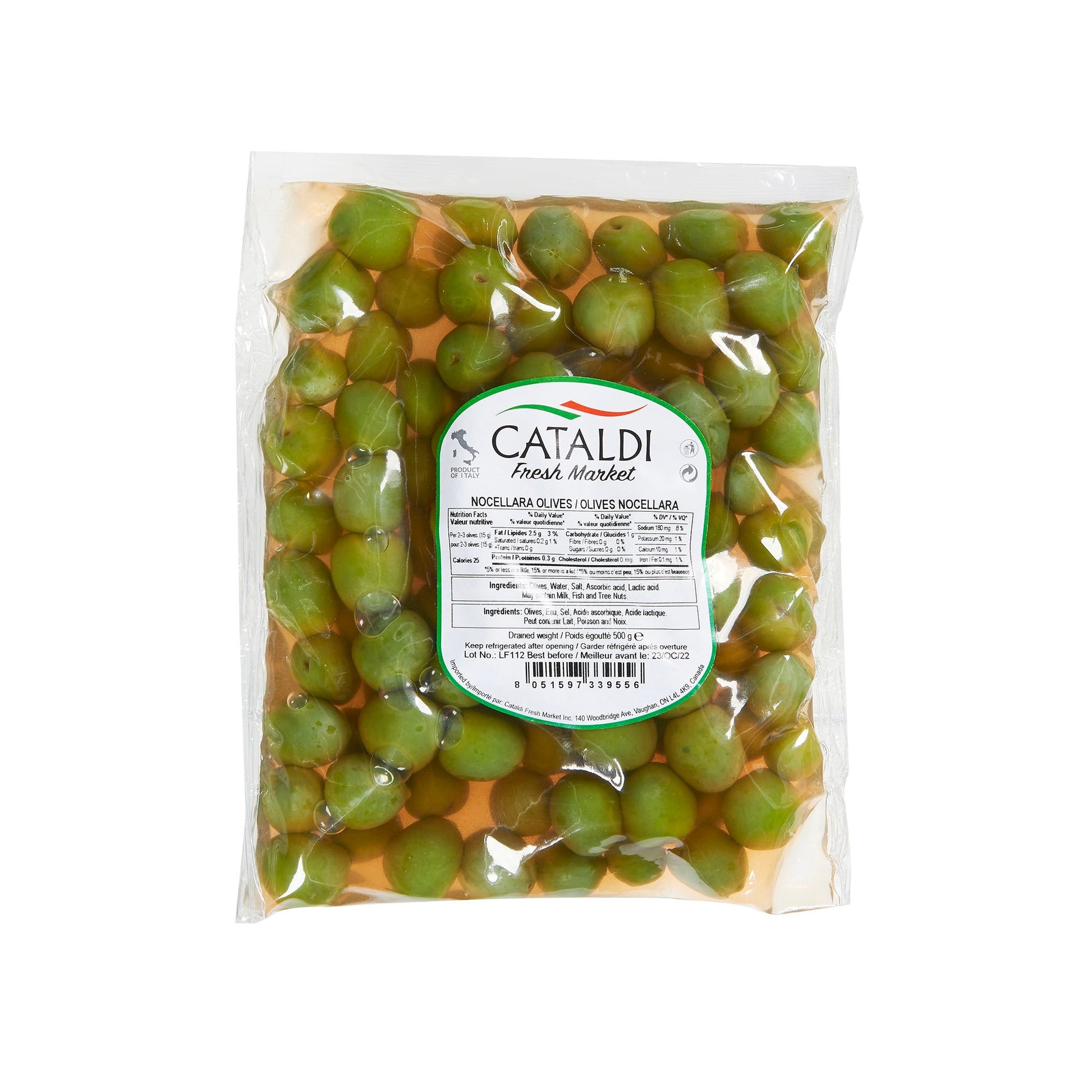 Cataldi Nocellara Olives 500g